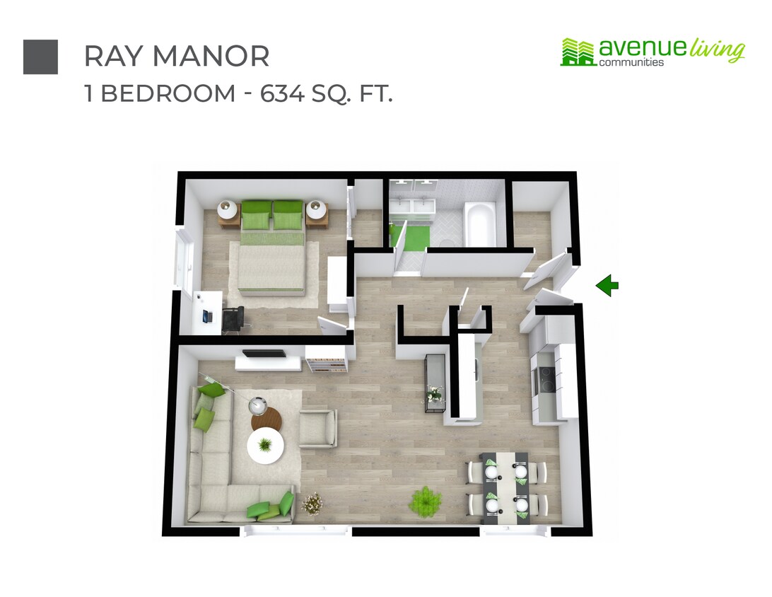 Plan d'étage - Ray Manor