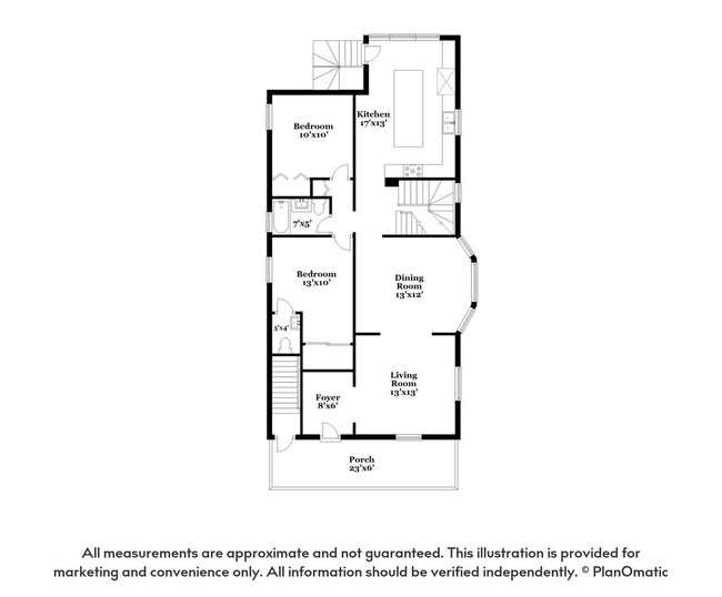 First Floor Layout - 329 Park Ave