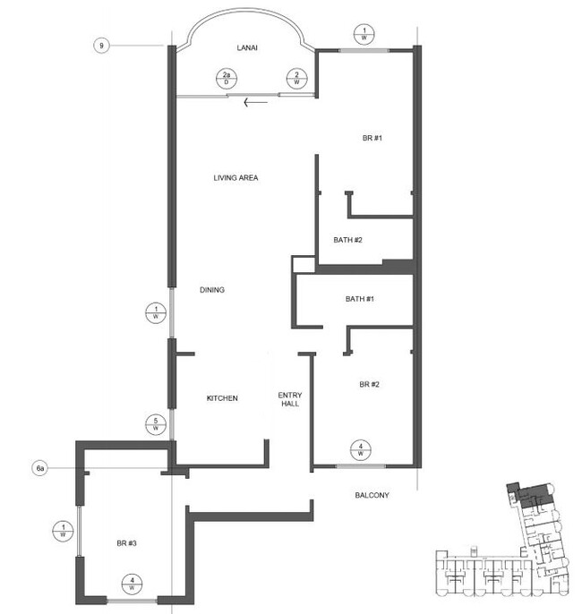 floor plan - 1717 Ala Wai Blvd