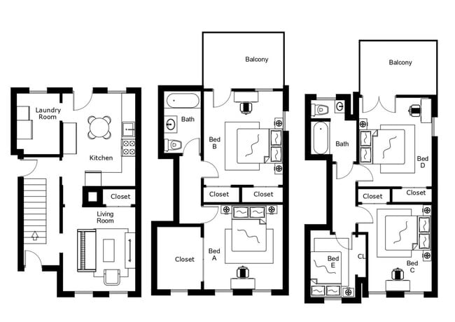 Photo - Private bedroom in 5 bed/2 bath Home