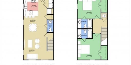 Apartamento de 1265 pies cuadrados - Carriage House