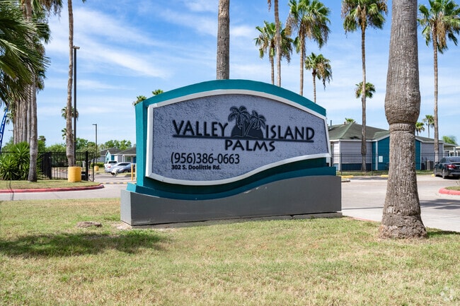 Main Entrance - Valley Island Palms Apartments