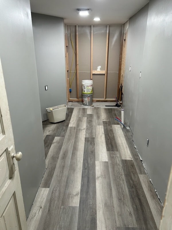 Took out the old shower and toliet and install all brand new shower and toliet - 128 Graywood St