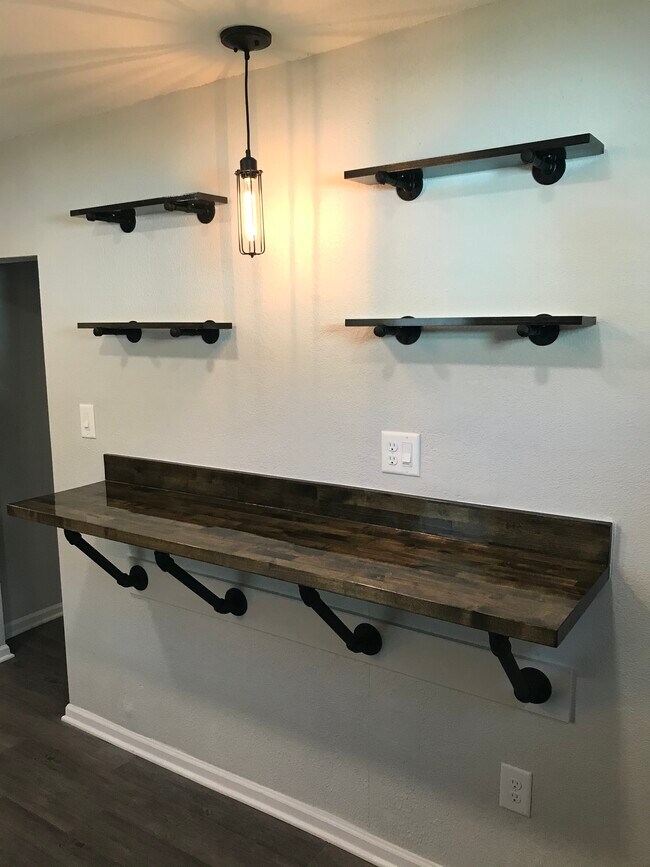 Custom Bar & Industrial Shelving - 932 E Sycamore St