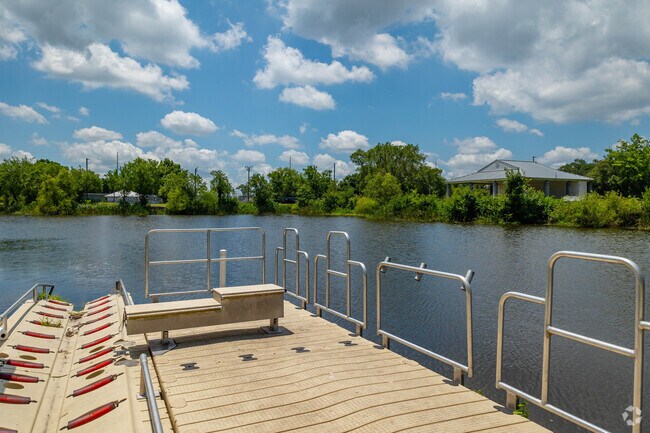 The ADA accessible dock at Joe Brown Memorial Park is a perfect way to fish.