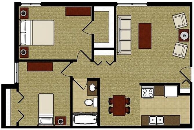 2 Bedroom, 875 sqft - 241 Swanton Rd