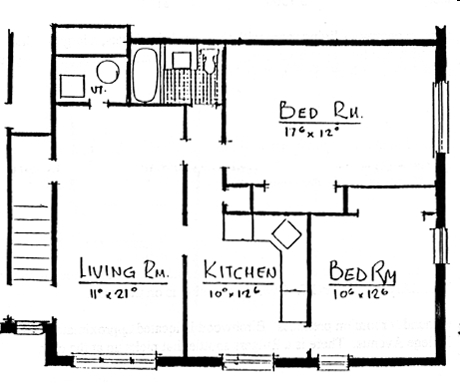 B de estilo Apartmen - Birchwood Terrace Apartments