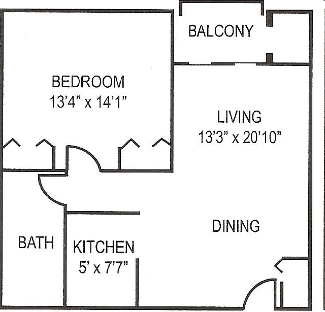 1HAB/1BA - Beaver Terrace