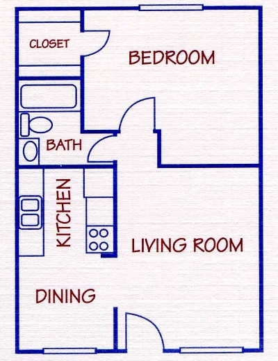 1HAB/1BA - Park Creek Manor Apartments