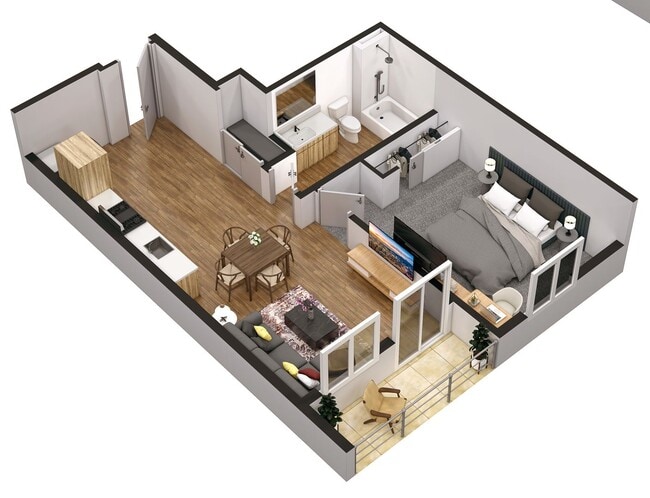 Foto del interior - Modern Studio, One, and Two-Bedroom Apartm...