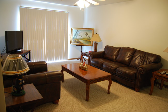 2B/1B View of Living Room - Southwind Apartments