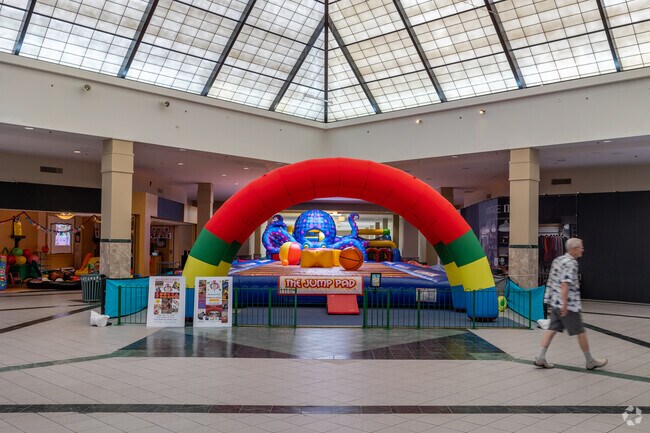 The Kingston Collection in Kingston offers this enormous play structure in addition to shopping.