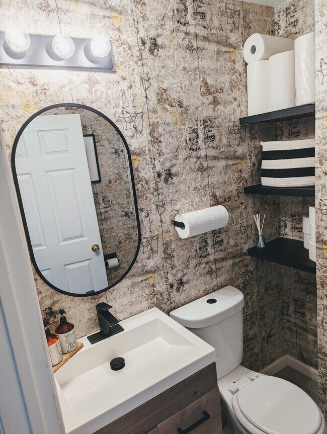 Main level bathroom - 119 Mt Prospect Ave