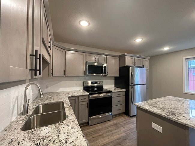 Gray Cabinets - Gateway Apartments