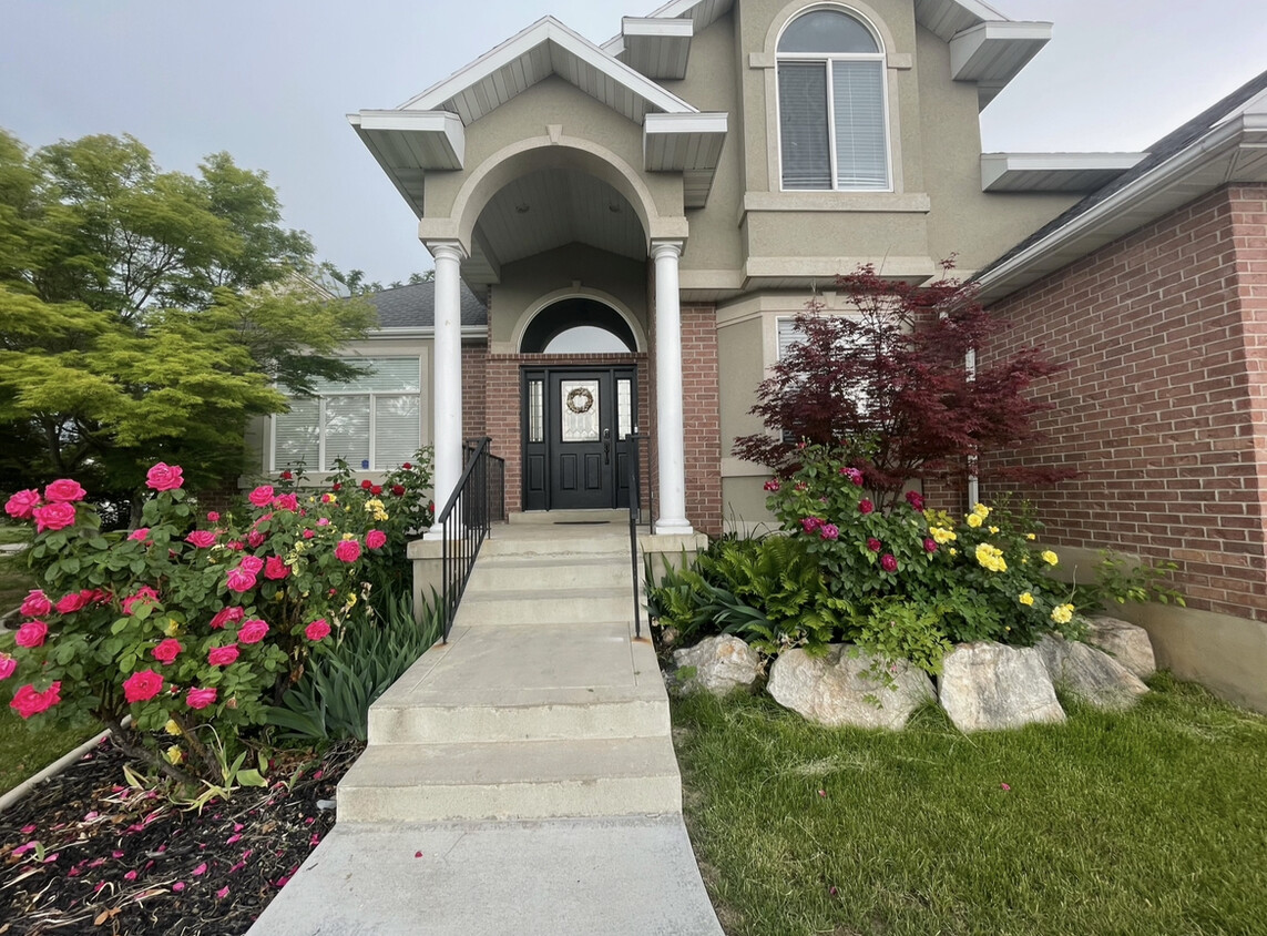 Front entrance to the house (basement entrance in back) - 853 W 2300 S