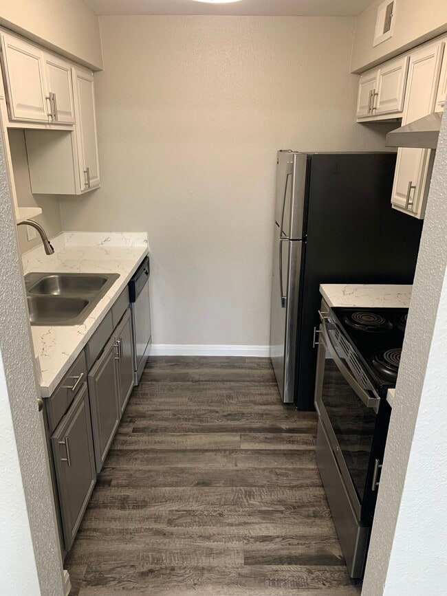 Partially renovated Kitchen, Fully renovated available - Memorial Fountain