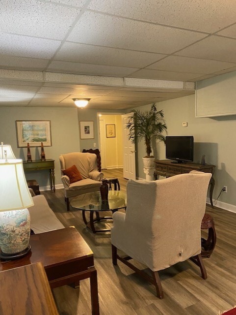 Living room with TV - 28 S Riversong Ln Apartments