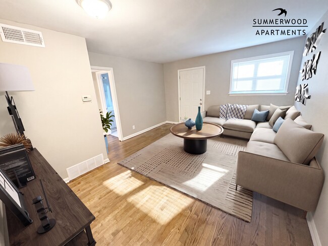Summerwood 1bd/1ba Living Room - Summerwood