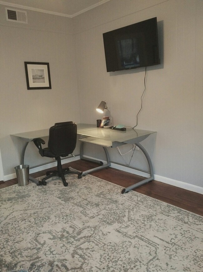 Desk with Monitor or Fire TV - 1018 Markham St