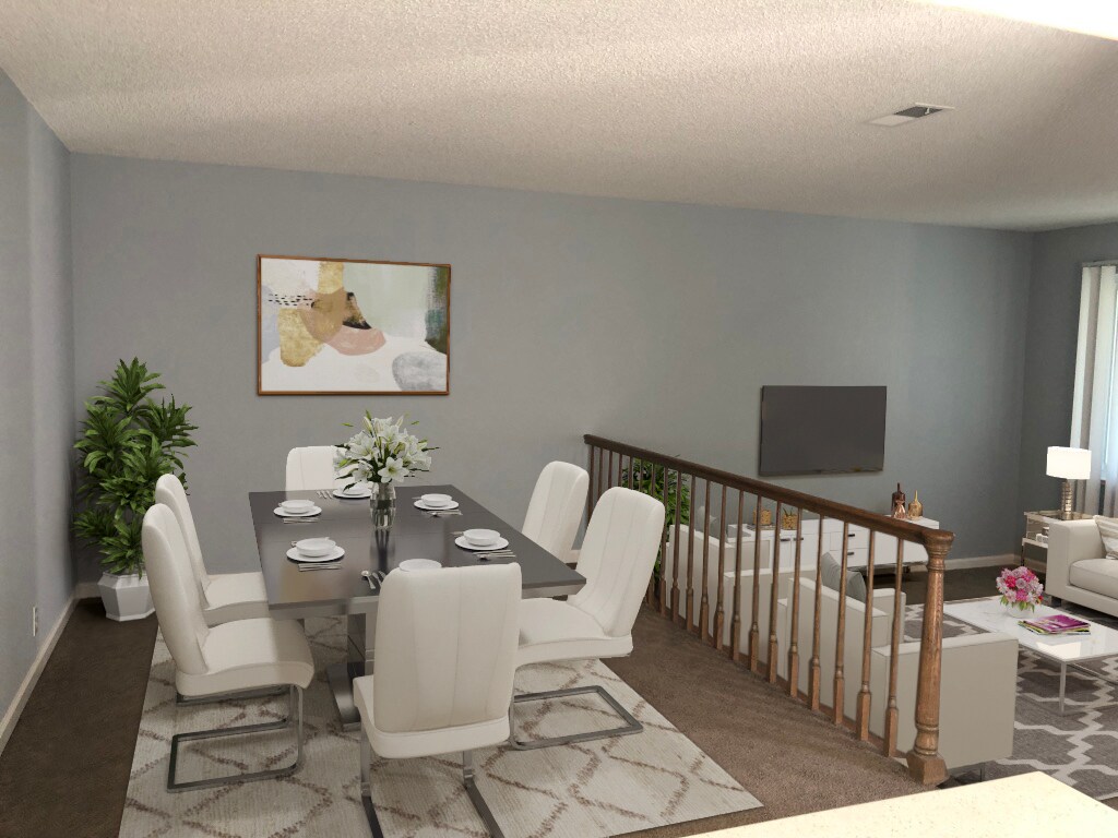 Dining area (Staged) - 2927 Driftwood Dr