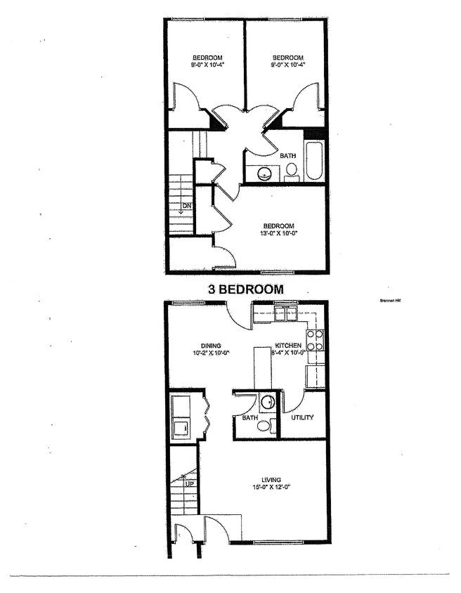 3BR/1.5BA - Brennan Hill Townhomes