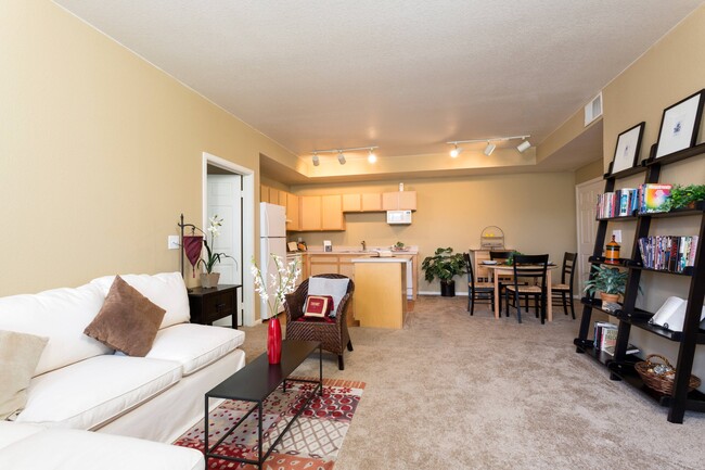 Spacious Living Room - PeakView at T-Bone Ranch Apartments