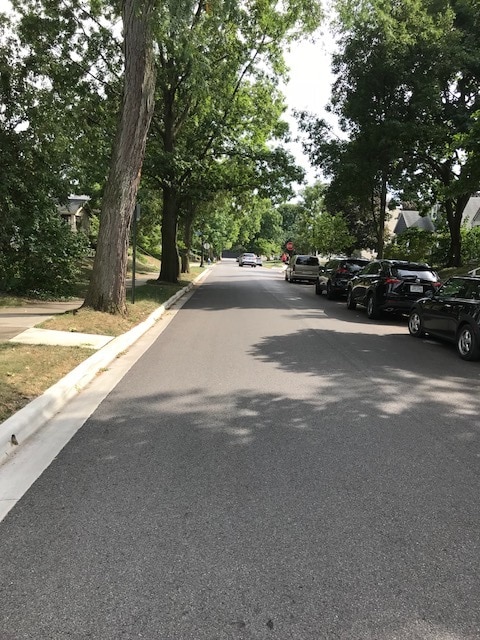 street out front looking north - 896 Oxley Rd