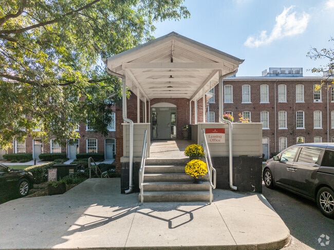 Leasing Office Entrance - Crown Mill Village Lofts