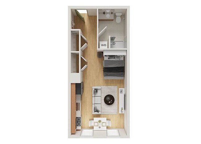 Plano de planta - Sol Apartments
