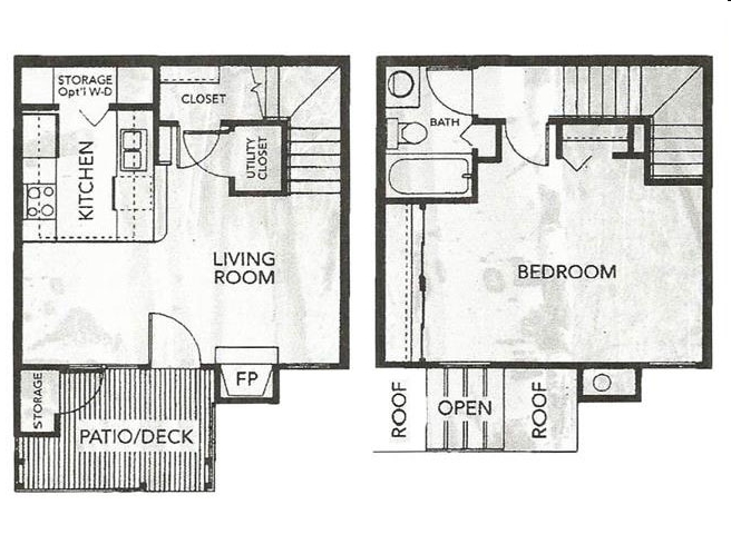 1BR/1BA - Aspen Shadows Townhomes