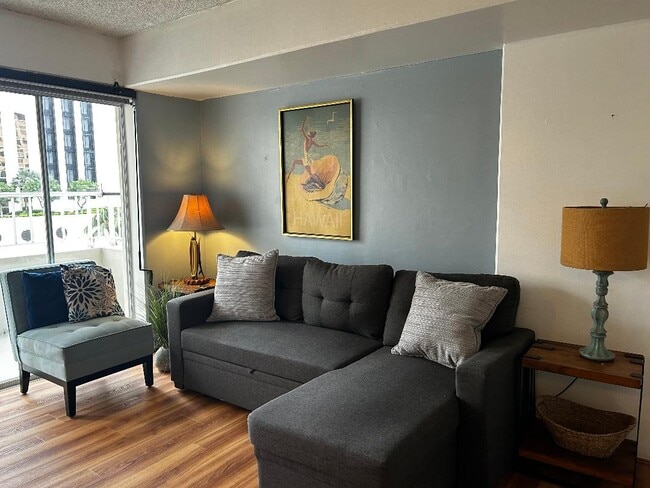 Living Room Area - 1690 Ala Moana Blvd