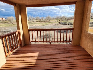 Upstairs balcony deck off of master bedroom - 6436 Saint Josephs Ave NW