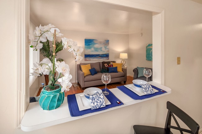 Dining Area & Living Room - Muskegon Townhouses