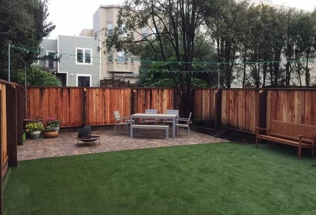 Backyard, shared with the other unit - 180 Parker Ave