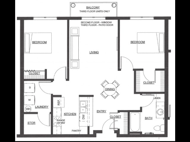 2BR/2BA - Gracie's Village