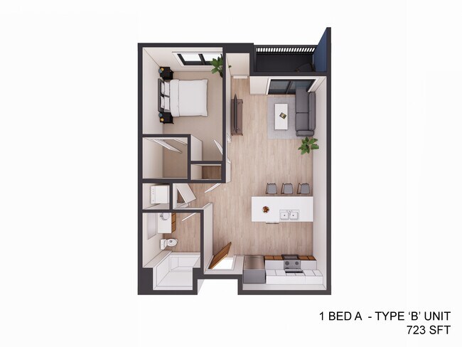 1 HABITACIÓN TIPO B - Aire