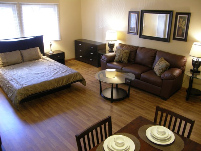 Sala de estar - Tahoe Village Apartments