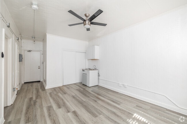 Studio - 300SF - Living Space - Valdamour Apartments