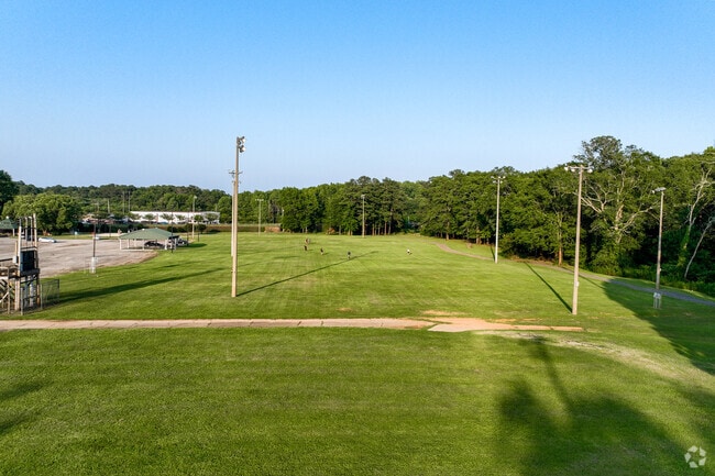 Legion Park's big green spaces are used for many outdoor sports.