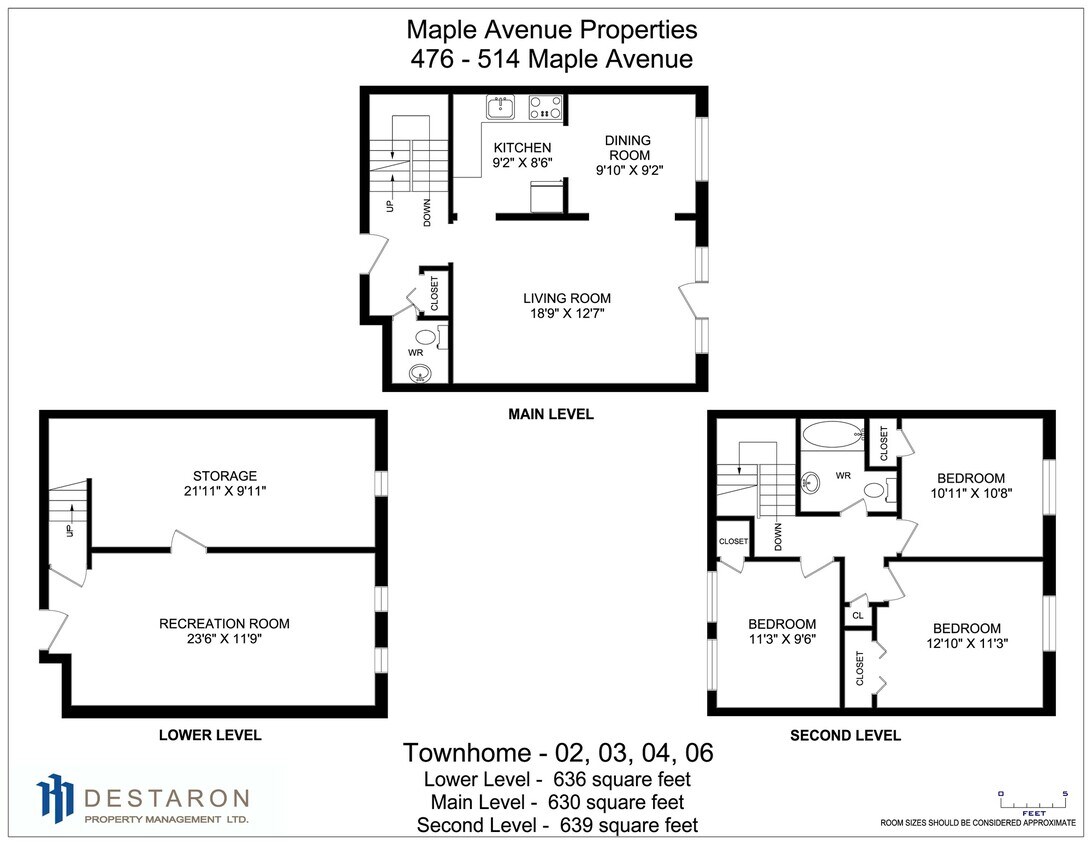 Plan d'étage - 476 Maple Avenue