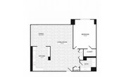 1 Bedroom, 1 Bath 959 SF A11R