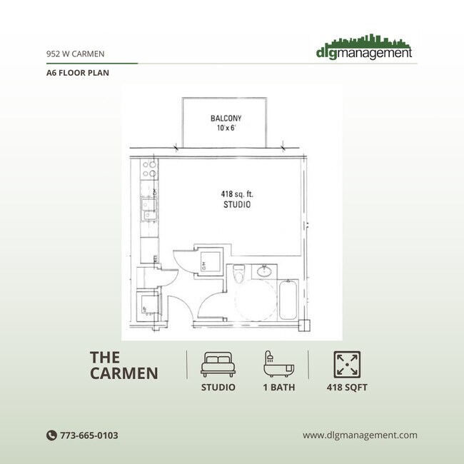 Plano de planta A6 - The Carmen