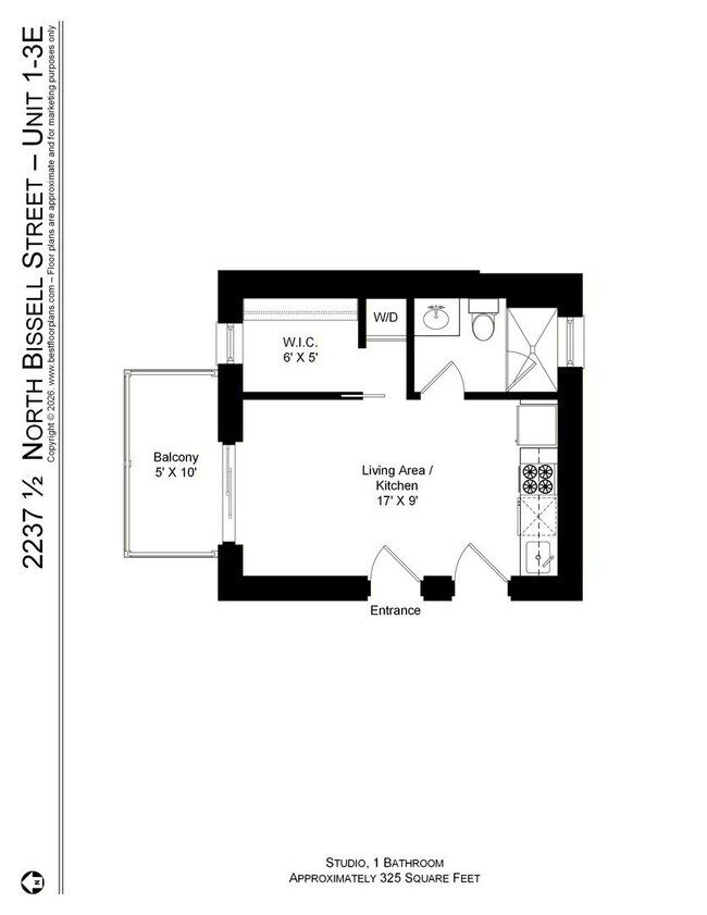 Foto del edificio - 2 N Bissell St