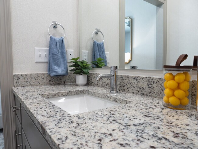 The Malbec: 2BR, 2BA- Primary Bathroom - The Waters at McGowin