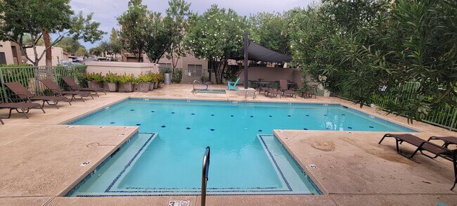 Swimming pool and spa - 1295 N Ash St