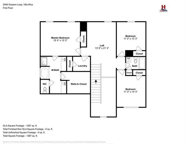 2546 Grayton Loop, Villa Rica, GA 30180 House Rental in Villa Rica