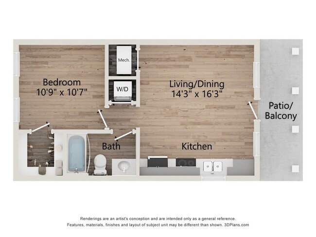 Floorplan - Oak Isle Cottages