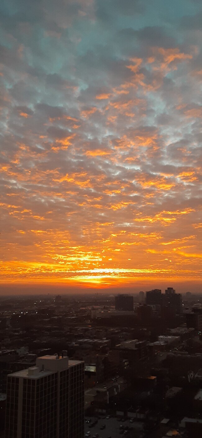 Sunset view from the unit - 1636 N Wells St