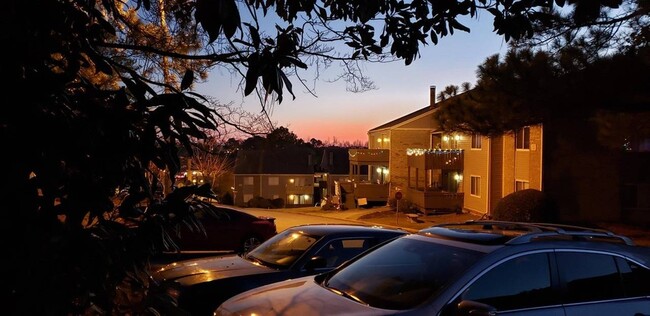 Night time view from the entrance - Kreekview Apartments