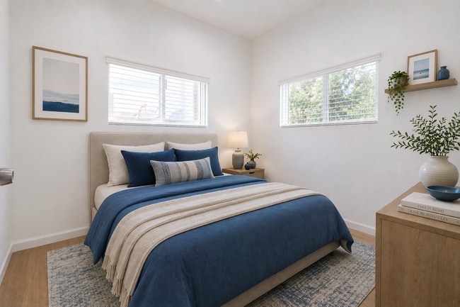 Bed 2.The furniture/decor in this image are virtual representation, intended to provide an example. - 4538 1/2 Dozier St Townhome